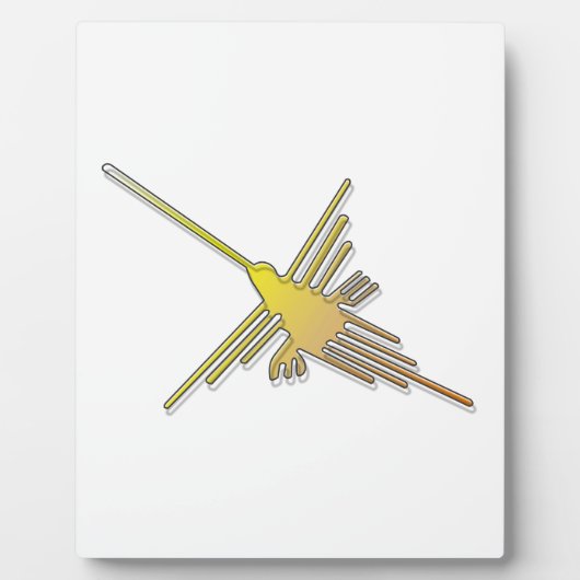 ゴールデンナスカラインハミングバード フォトプラーク (正面)