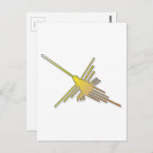 ゴールデンナスカラインハミングバード ポストカード (正面/裏面)