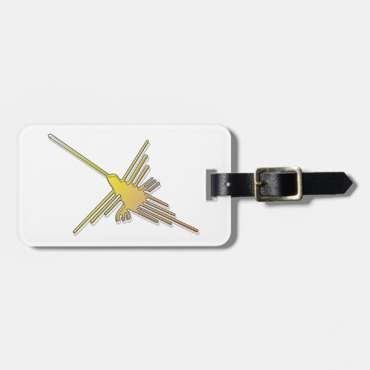 ゴールデンナスカラインハミングバード ラゲッジタグ (正面横)