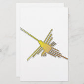 ゴールデンナスカラインハミングバード 便箋 (正面/裏面)