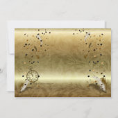 ゴールデンニューイヤーイブ結婚式招待状 招待状 (裏面)