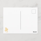 ゴールデンニューイヤードラゴン2024 中国の ポストカード (裏面)