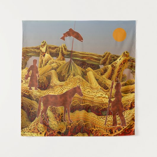 ゴールデンネイティブアメリカン タペストリー (正面)