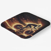 ゴールデンネオンサイクリスト ペーパープレート (傾斜あり)