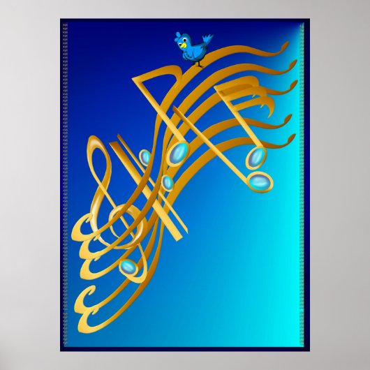 ゴールデンノートプリント ポスター (正面)