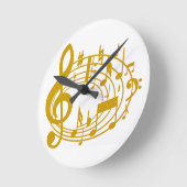 ゴールデンノート_ウォールクロック ラウンド壁時計 (傾斜)