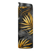 ゴールデンハイライトのある暗い森 タンブラー (回転右)