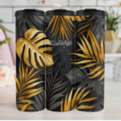 ゴールデンハイライトのある暗い森 タンブラー