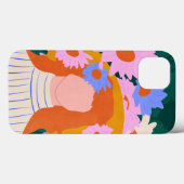 ゴールデンハット&ワイルドフラワー Case-Mate iPhoneケース (裏面 (横))