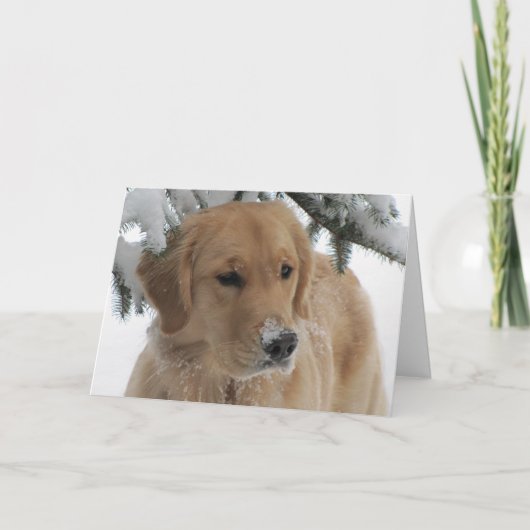 ゴールデンハッピーホリデーズグリーティングカード シーズンカード (正面)