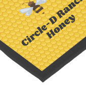 ゴールデンハニカムの写真/ロゴ ロングテーブルランナー (コーナー)