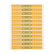 ゴールデンハニカムセキュリティのふたラベル