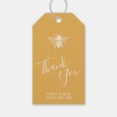 ゴールデンハニカムパタ結婚ーン ギフトタグ (正面)