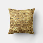 ゴールデンハニカム3Dテクス描写チャ クッション (裏面)