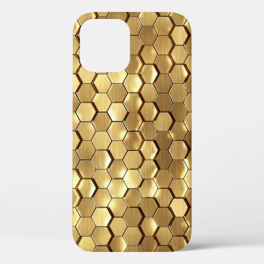 ゴールデンハニカム3Dテクス描写チャ Case-Mate iPhoneケース (裏面)