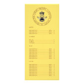 ゴールデンハニービー製品価格表 ラックカード (正面)