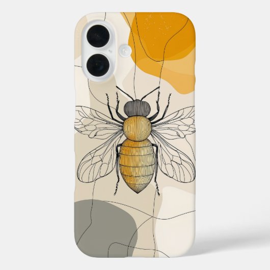 ゴールデンハニービー調和 Case-Mate iPhoneケース (裏面)
