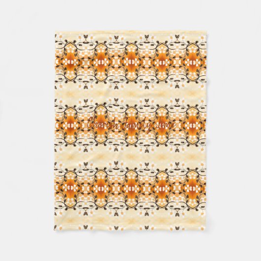 ゴールデンハニーフリースブランケット フリースブランケット (正面)