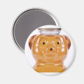 ゴールデンハニーベア顔ビュー マグネット (正面/裏面)