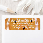 ゴールデンハニーベア顔 ラベル (インサイチュ)