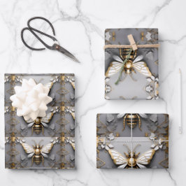 ゴールデンハネビーオンダークフローラキャンバス ラッピングペーパーシート