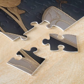 ゴールデンハネビーオンフローラキャンバス ジグソーパズル (側面)