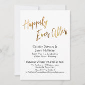 ゴールデンハピネスエバーアフターボケブラックバックレセプション 招待状 (正面)