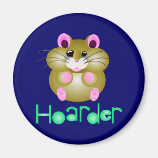 ゴールデンハムスター – "Hoarder" マグネット