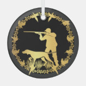 ゴールデンハンター ガラスオーナメント (正面)