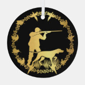 ゴールデンハンター ガラスオーナメント (裏面)