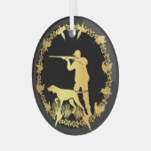 ゴールデンハンター ガラスオーナメント (正面左)