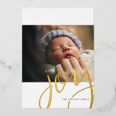 ゴールデンハンドレタージョイ写真金ゴールド 箔シーズンカード (正面)