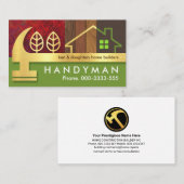 ゴールデンハンマー木材ホームランドスケープ 名刺 (正面/裏面)