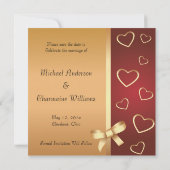 ゴールデンハーツ　セーブ・ザ・デートのお知らせ 招待状 (裏面)