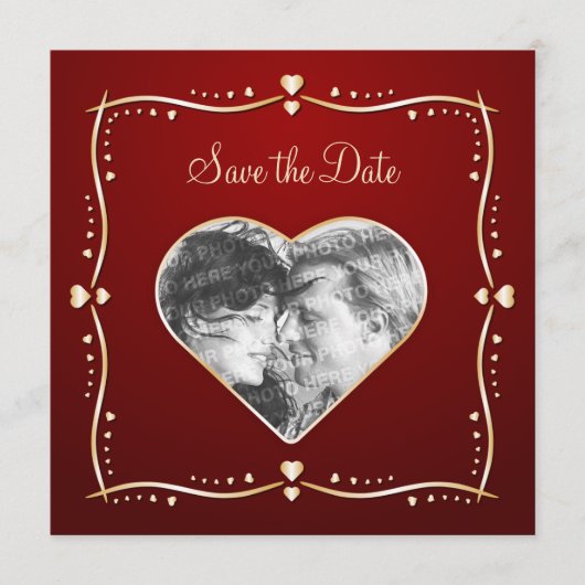 ゴールデンハーツ - 結婚式のご案内 セーブザデート (正面)