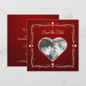 ゴールデンハーツ - 結婚式のご案内 セーブザデート (正面/裏面)