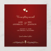 ゴールデンハーツ - 結婚式のご案内 セーブザデート (裏面)