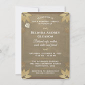 ゴールデンハートお祝いのライブメモリアル招待状 招待状 (裏面)