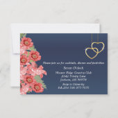 ゴールデンハートとコーラ>ルフラワーズ - レセプション 招待状 (裏面)