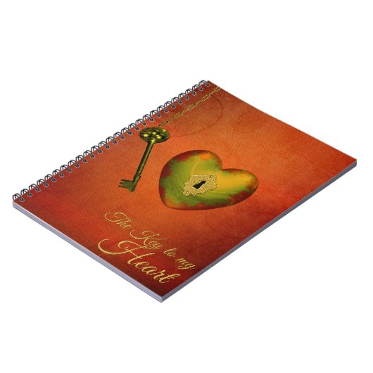 ゴールデンハートと鍵 ノートブック (左側)