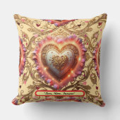 "ゴールデンハートグロー" クッション (正面)