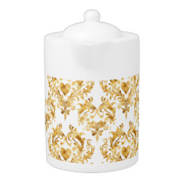 ゴールデンハートダマスティーポットミディアム40オズ