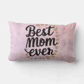 ゴールデンハートトレンディース最高のクリットママエバーモダン ランバークッション (裏面)