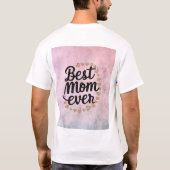 ゴールデンハートトレンディース最高のクリットママエバーモダン Tシャツ (裏面)