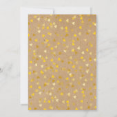 ゴールデンハートバプティスマ《キリスト教》洗礼式や命名式招待状 招待状 (裏面)