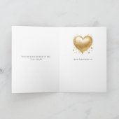 ゴールデンハートバレンタインデーのカード シーズンカード (内部)