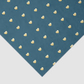 ゴールデンハートフェイクフォイルパターンティール（緑がかった色） 薄葉紙 (詳細)