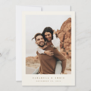 ゴールデンハート日付カレンダーの写真カードを保存 セーブザデート