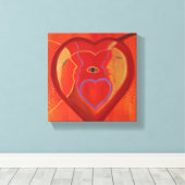 ゴールデンハート独身のプリント キャンバスプリント (インサイチュ (ウッドフロア))