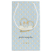 ゴールデンハート白鳥、穏やかな愛 スモールペーパーバッグ (裏面)